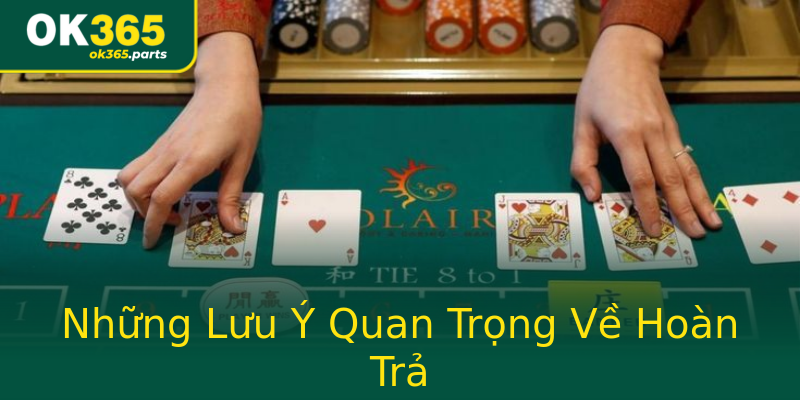 Những Lưu Ý Quan Trọng Về Hoàn Trả Những Lưu Ý Quan Trọng Về Hoàn Trả