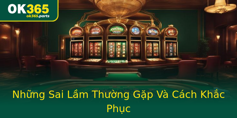 Những Sai Lầm Thường Gặp Và Cách Khắc Phục Những Sai Lầm Thường Gặp Và Cách Khắc Phục